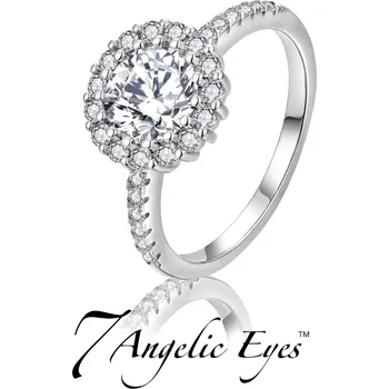 Prsten 7 Angelic Eyes Stříbrný zásnubní prsten - Celestýna Velikost: 57