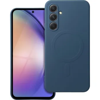 Náhradní kryt pro mobilní telefon Kryt Silikonový kryt Mag Cover s MagSafe Samsung Galaxy A54 Blue