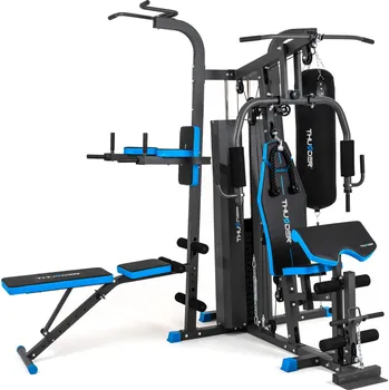 Posilovací věž THUNDER Skládací tréninkový atlas pro cvičení Thunder HEAVY MODRÁ|VÍCEBAREVNÁ