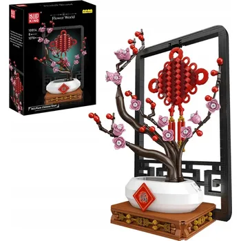 ostatní stavebnice Stavebnice Mould King 10014 Květinový svět Švestkový květ Čínský uzel