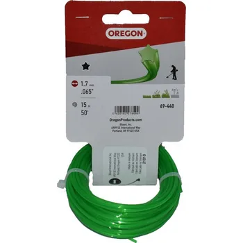 Struna do sekačky Žací struna zelená hvězda Oregon 1,7 mm x 15 m