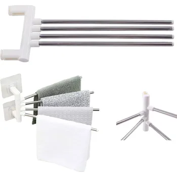 Potah na židli dobirkov.cz Otočný držák na ručníky do koupelny, držák do koupelny