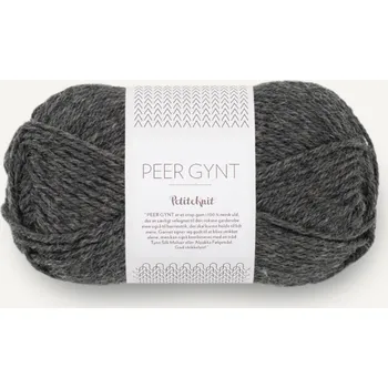 Příze Sandnes Garn Peer Gynt PetiteKnit 1065 – charcoal melange