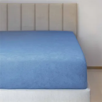 Prostěradlo Prostěradlo froté č.24 nebesky modrá 160x200