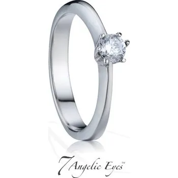 Prsten 7 Angelic Eyes Ocelový zásnubní prsten - Popelka Velikost: 60