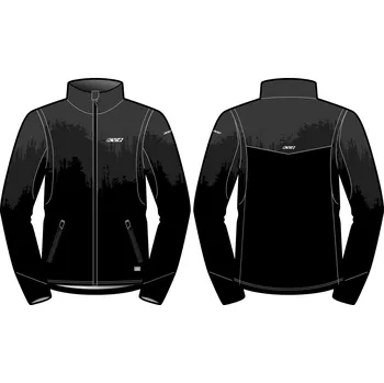 Cyklistická bunda Běžecká bunda KV+ Tornado Jacket Dark Shadow