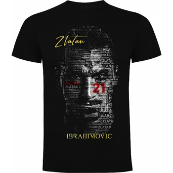 Tričko Zlatan Ibrahimovic Barva: černá, Velikost: 146/152 - 11/12