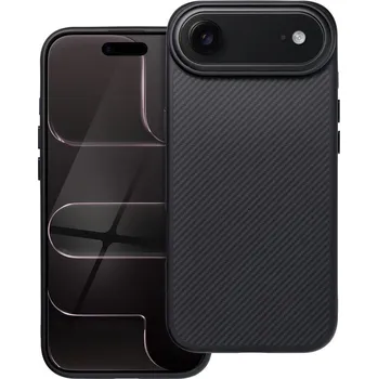 Náhradní kryt pro mobilní telefon Kryt Carbon Elite Mag Cover s MagSafe pro iPhone 17 Air černý