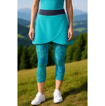 Dámské kalhoty Dámská softshellová sukně - tyrkysová