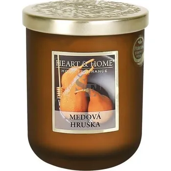 Heart & Home Velká svíčka 320 g, medová hruška