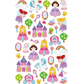 Samolepící dekorace Samolepky Princezny 35 ks