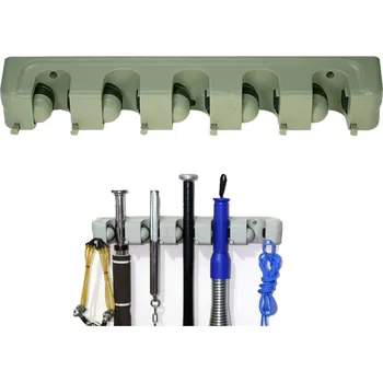 Venkovní osvětlení dobirkov.cz Držák na nářadí, věšák na kartáče a nářadí - 44cm x 7cm x 6cm