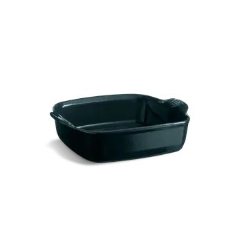 Zapékací čtvercová mísa ULTIME Belle Ile temně modrá 28 x 24 cm - Emile Henry (ULTIME zapékací miska čtvercová 28x24 cm temně modrá Belle Ile - Emile Henry)