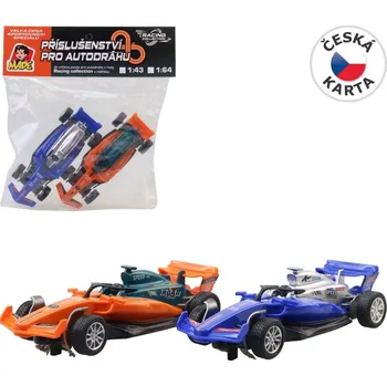 autodráha MaDe Náhradní autíčka k autodráze 2 ks Formule 1:43