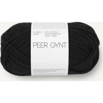 Příze Sandnes Garn Peer Gynt 1099 – svart