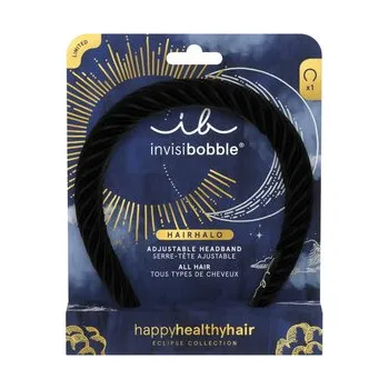 Čelenka Invisibobble Eclipse Hairhalo Midnight Ring čelenka do vlasů s luxusní sametovou texturou 1 ks, Midnight Ring