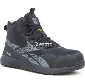 Pracovní obuv REEBOK IB3484 S3 ESD Nano X1 černá pánská prácovní obuv 46