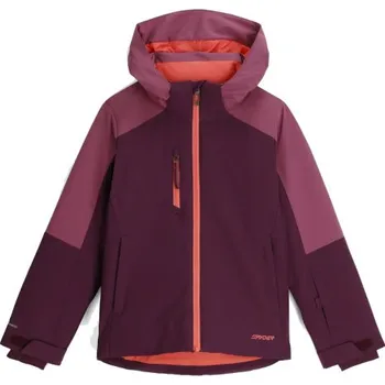 Dívčí bunda Dívčí lyžařská bunda Spyder MILA - vínová 176