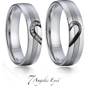 Prsten 7 Angelic Eyes Ocelový pánský snubní prsten 041 - Johnny Velikost: 65