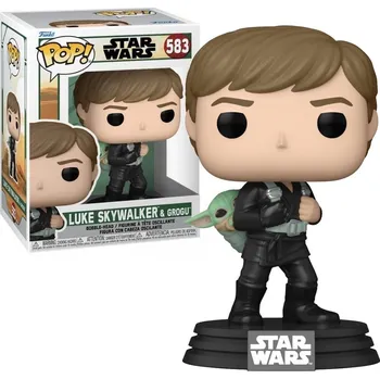 Figurka Figurka Star Wars: The Book of Boba Fett - Luke & Grogu Funko POP!