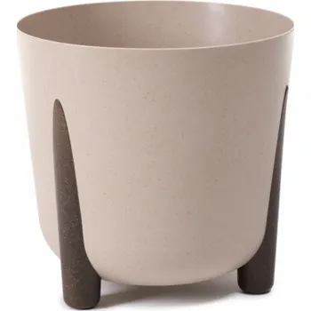 Hrnec Hrnec LAMELA FRIDA 253-85, plast, O26 cm, světle hnědý