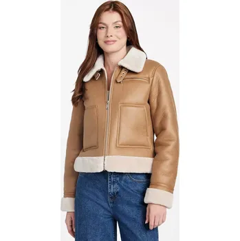 GUESS zimní dámská bunda Lily hnědá L