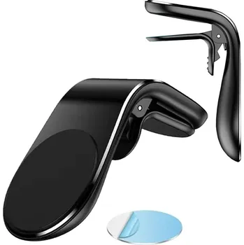 dobirkov.cz Magnetický držák telefonu do auta, černý, 6 cm x 4 cm