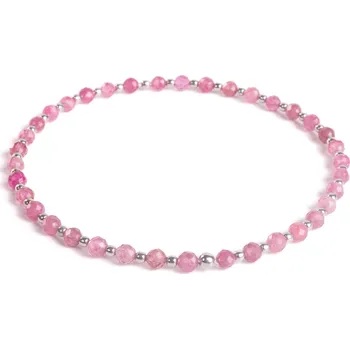 Náramek 7 Angelic Eyes Turmalínový náramek se stříbrnými kuličkami Délka: 17 cm