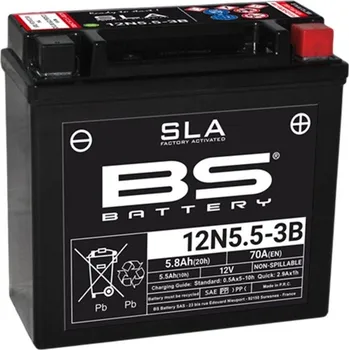 Motobaterie BS Battery 12N5.5-3B (FA) SLA 12V 5,5Ah 70A