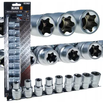Gola sada Black Sada hlavic TORX 9 KS 1/2 " E10-E24