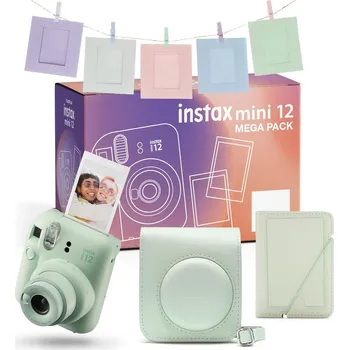 Digitální kompakt Fujifilm Instax Mini 12 Mega Pack Mint Green