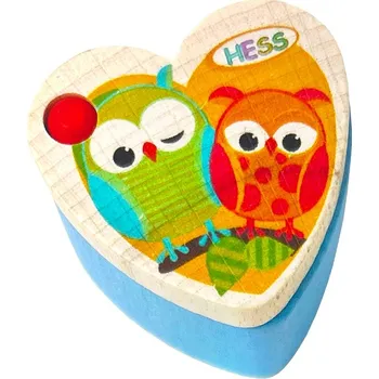 Dětské zboží Hess Krabička na zoubky Sovičky modrá