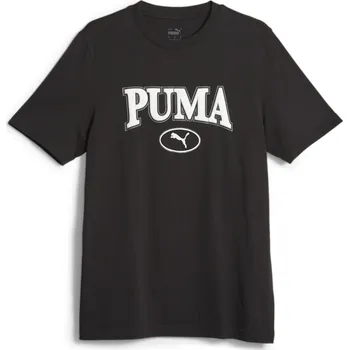 PUMA Pánské tričko s krátkým rukávem Puma Squad Černý S ČERNÁ
