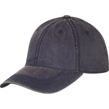 Kšiltovka Kšiltovka Plain Snapback Cap Dirty Washed Navy