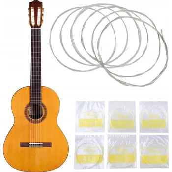 kreativní sada dobirkov.cz Struny pro klasickou kytaru, nylon, 6 ks