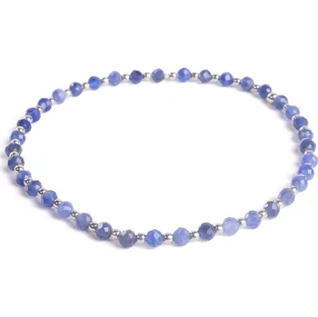 Náramek 7 Angelic Eyes Sodalitový náramek se stříbrnými kuličkami Délka: 17 cm