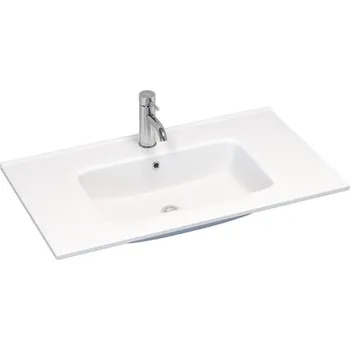 Umyvadlo BATH DELUXE 06-080-27-11-00 - Zápustné umyvadlo LILLESNAD 81x46 cm keramika/bílá