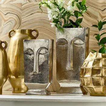 Dekorační váza Golden Head, malá 496303