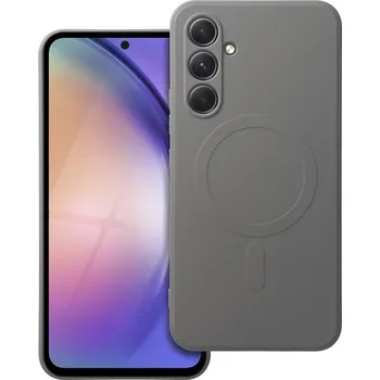 Náhradní kryt pro mobilní telefon Kryt Silikonový kryt Mag Cover s MagSafe Samsung Galaxy A54 Grey Titatnium