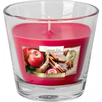 Svíčka Nohel Garden Svíčka ve skle AURELIA JABLKO-SKOŘICE 160g