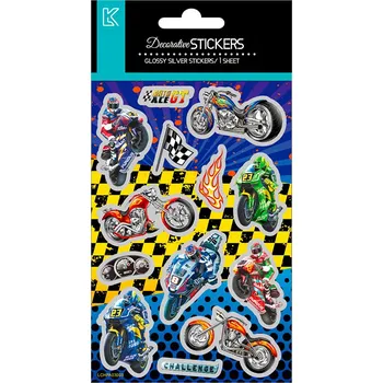 Samolepící dekorace Samolepky ZÁVODNÍ MOTORKY