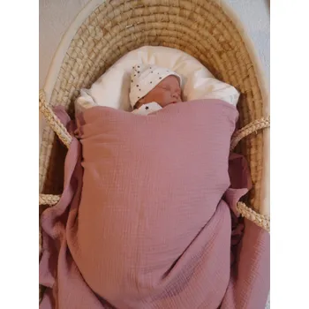 Dětská deka Pro útulný domov Deka mušelínová Starorůžová