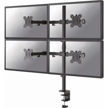 Televizní držák Neomounts FPMA-D550D4BLACK / Flat Screen Desk Mount (clamp/grommet) / Black