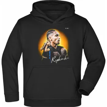 Bavlněná mikina Raphinha Barva: černá, Velikost: 4XL