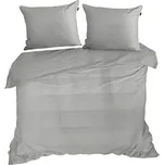 Eva Minge by Eurofirany Saténové povlečení 160x200 Eva šedé lemování 8C Eva Minge Eurofirany 220426926