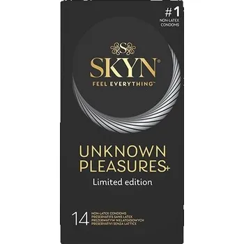 Kondom Skyn Unknown Pleasures+ bezlatexové 14 ks