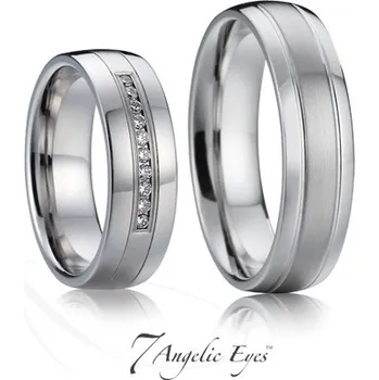 Prsten 7 Angelic Eyes Ocelový pánský snubní prsten 015 - Odysseus Velikost: 50