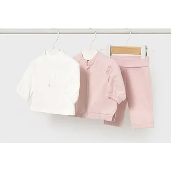 Dívčí 3 dílný bavlněný set růžový Mayoral 2607 Velikost: 4-6 měsíců (70 cm)
