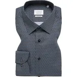 Košile Eterna Modern Fit Print s modrým vzorem 1292_18X171 velikost: 48, délka rukávu: dlouhý rukáv