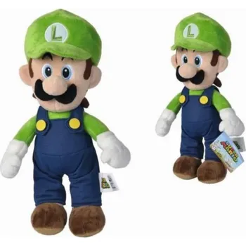 plyšák Plyšová figurka Super Mario - Luigi 30 cm